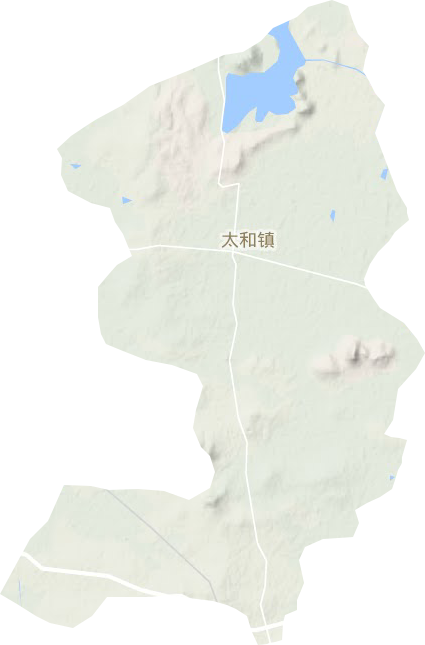 太和镇地形地图