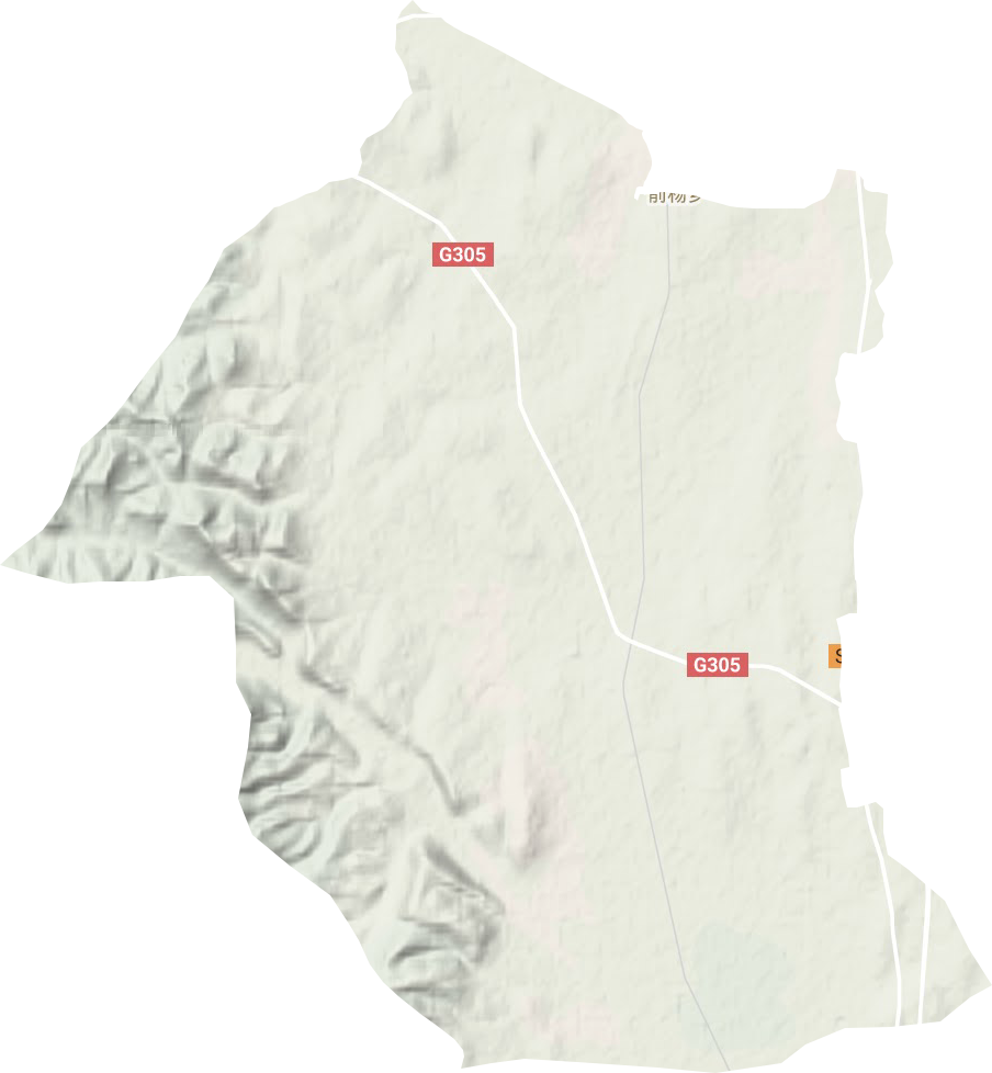 前杨镇地形地图