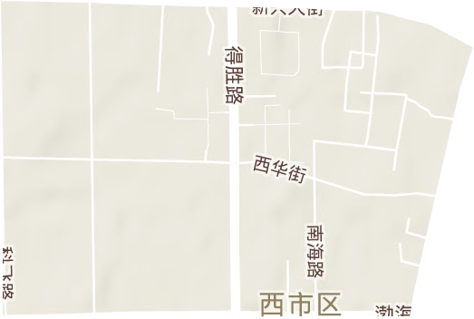 得胜街道地形地图