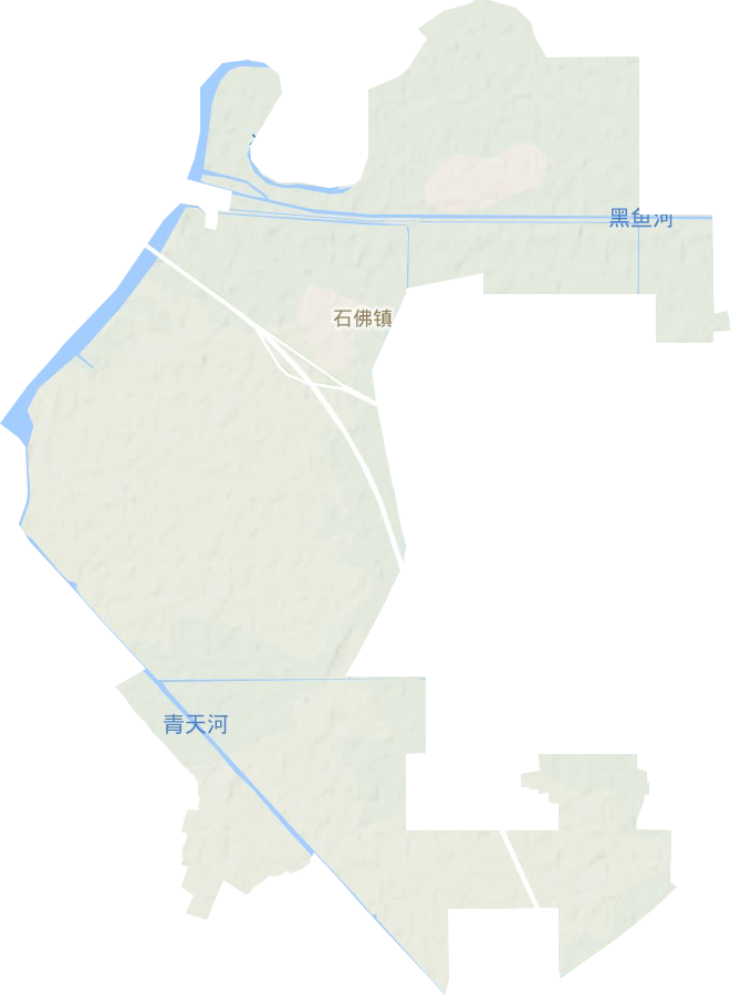 石佛镇地形地图