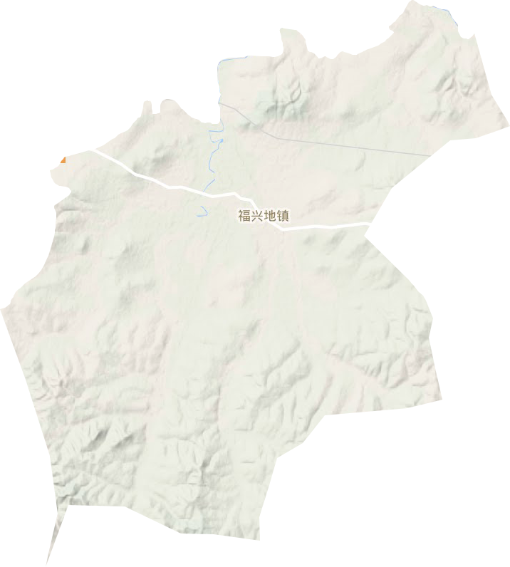 福兴地镇地形地图