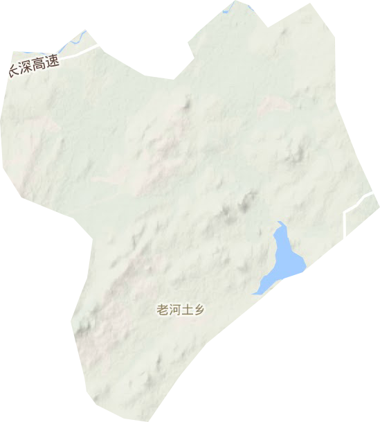 老河土镇地形地图