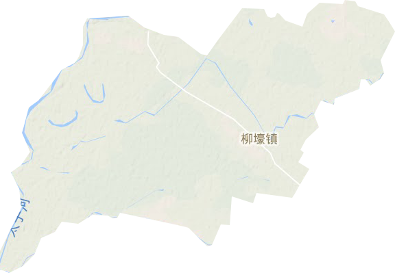 柳壕镇地形地图