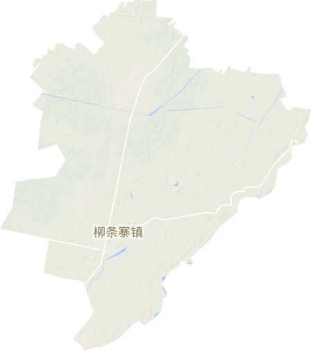柳条寨镇地形地图