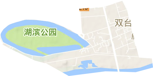 胜利街道地形地图