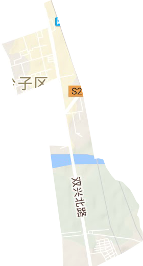 建设街道地形地图