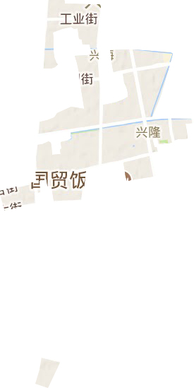 兴隆街道地形地图