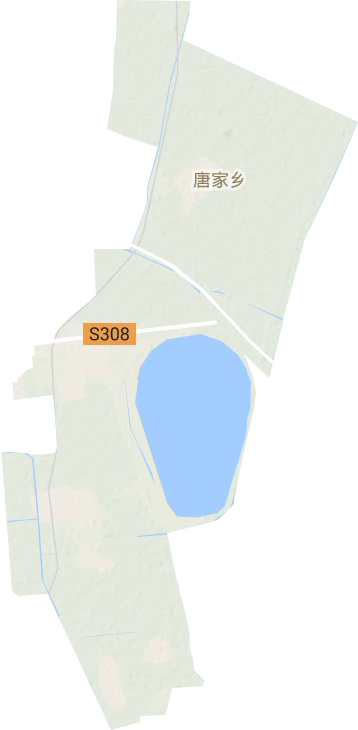 唐家镇地形地图