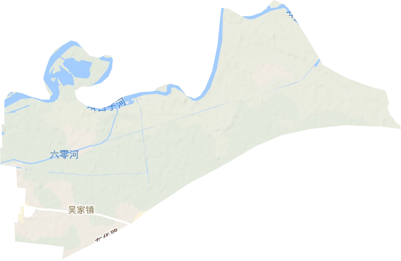 吴家镇地形地图
