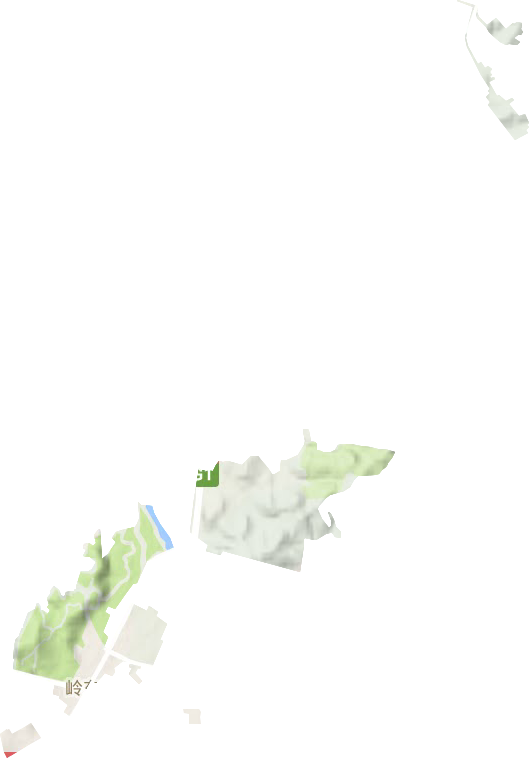 岭东街道地形地图