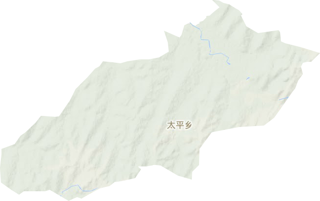 太平镇地形地图