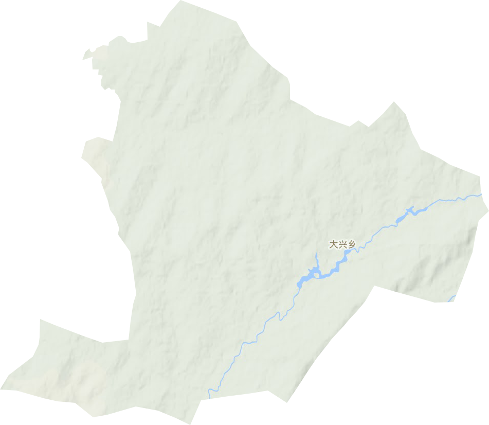 大兴镇地形地图
