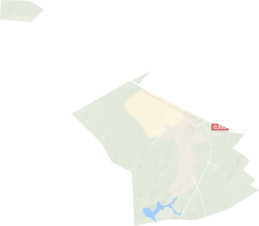 新乡农场地形地图