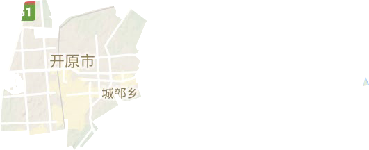 新城街道地形地图