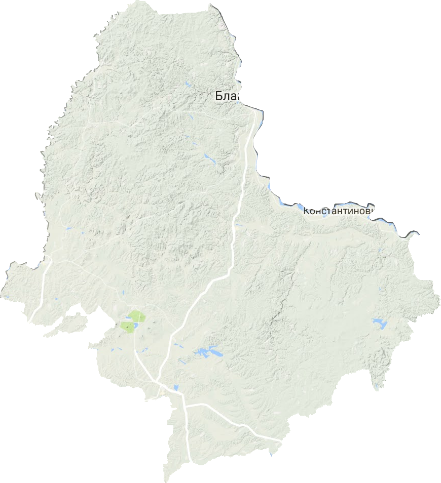 黑河市地形地图