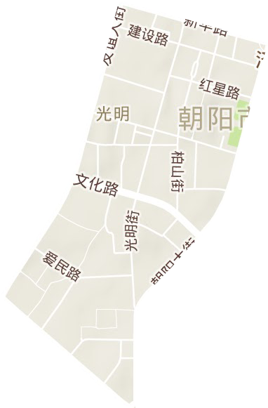 光明街道地形地图