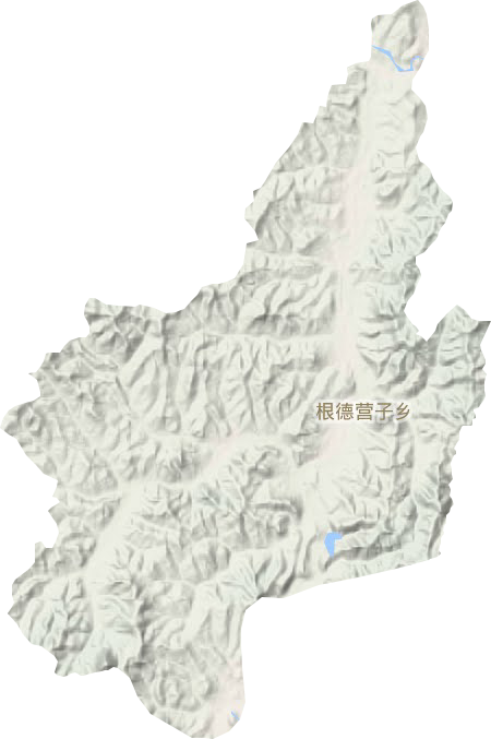根德营子乡地形地图