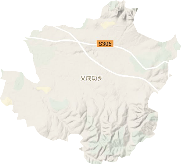 义成功乡地形地图