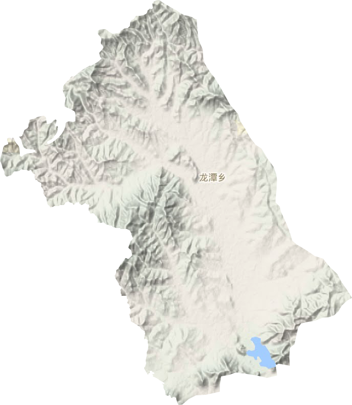龙潭镇地形地图