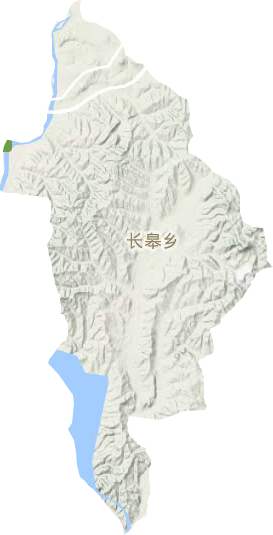 长皋乡地形地图