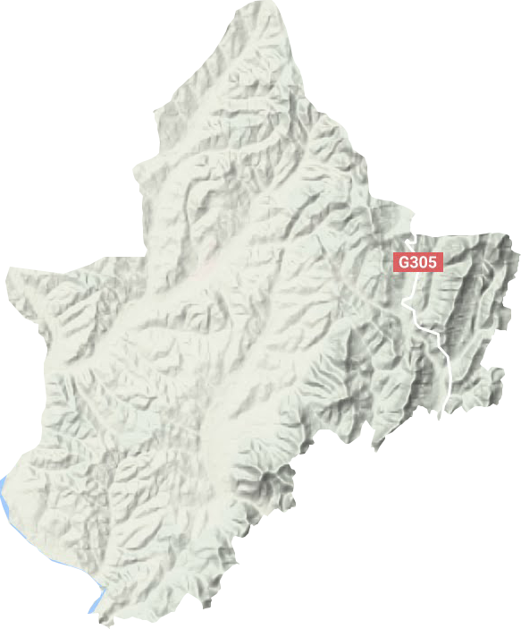 常河营乡地形地图