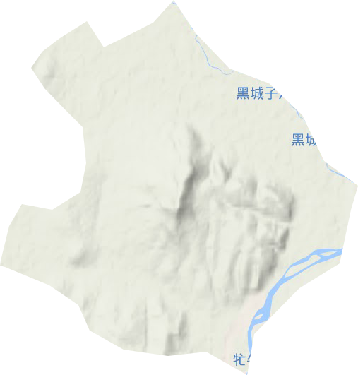 兴顺德国营农场地形地图