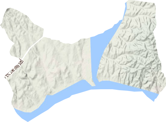 下府经济开发区地形地图