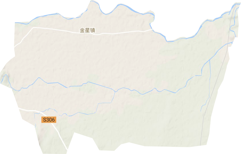 金星镇地形地图