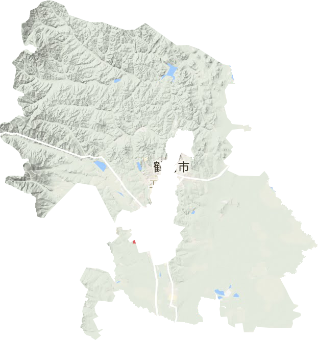 东山区地形地图