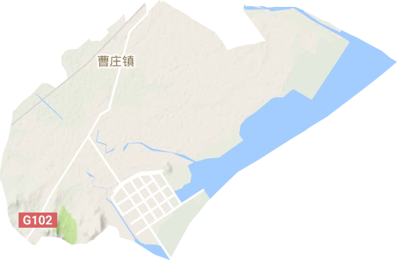 曹庄镇地形地图