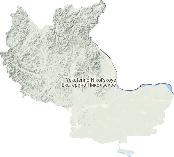 萝北县地形地图
