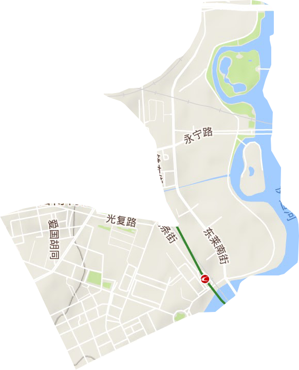 长通街道地形地图