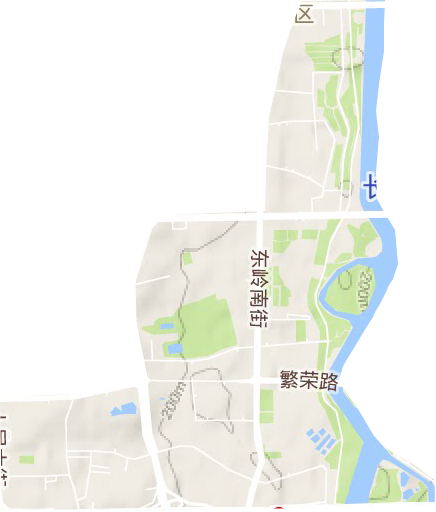 鸿城街道地形地图