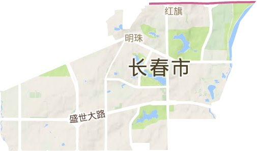 明珠街道地形地图
