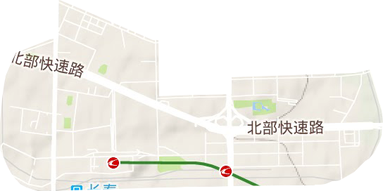 群英街道地形地图