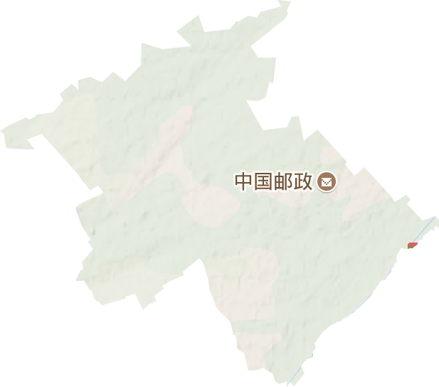 欣园街道地形地图