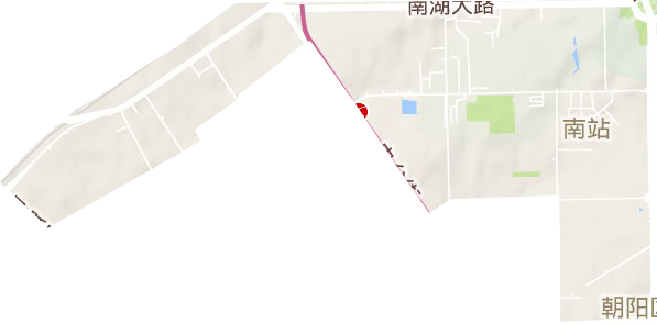 前进街道地形地图