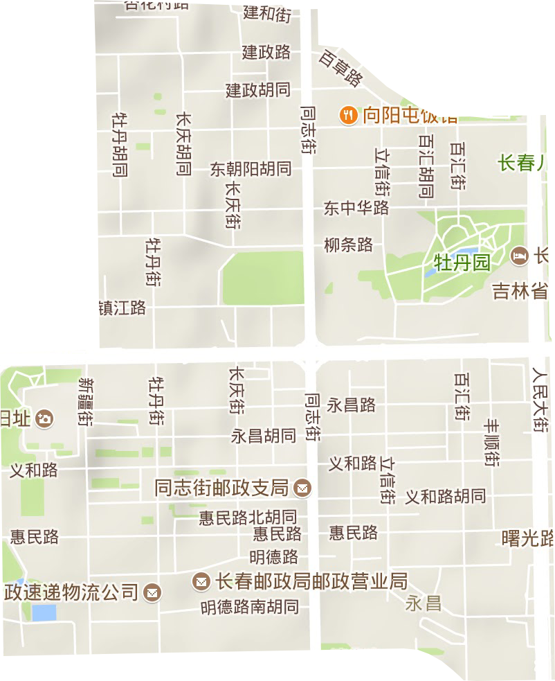 永昌街道地形地图