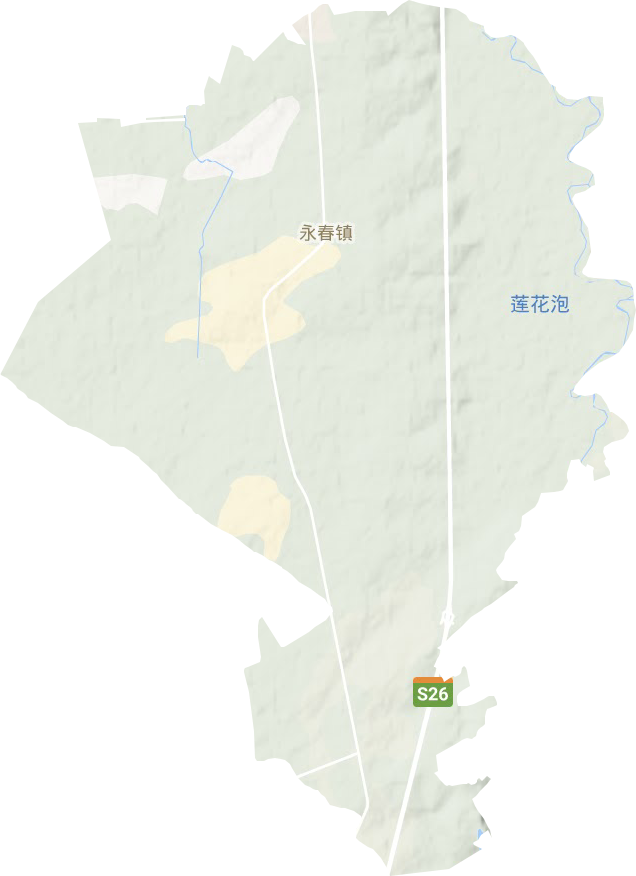 永春镇地形地图