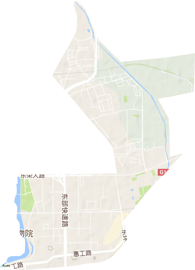 远达街道地形地图