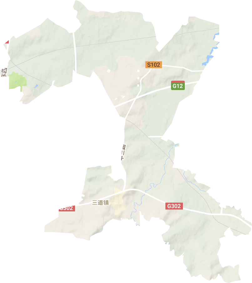 英俊镇地形地图