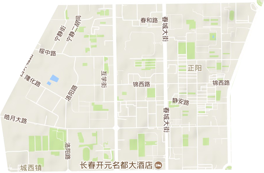 正阳街道地形地图