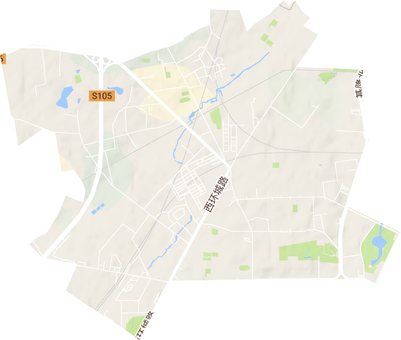 林园街道地形地图