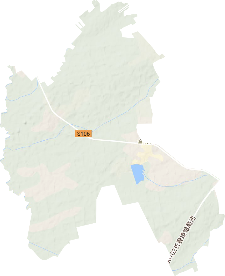 合心镇地形地图