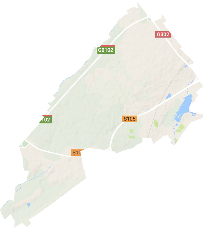城西镇地形地图