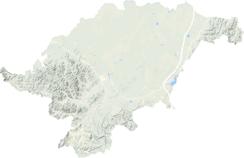 宝清县地形地图