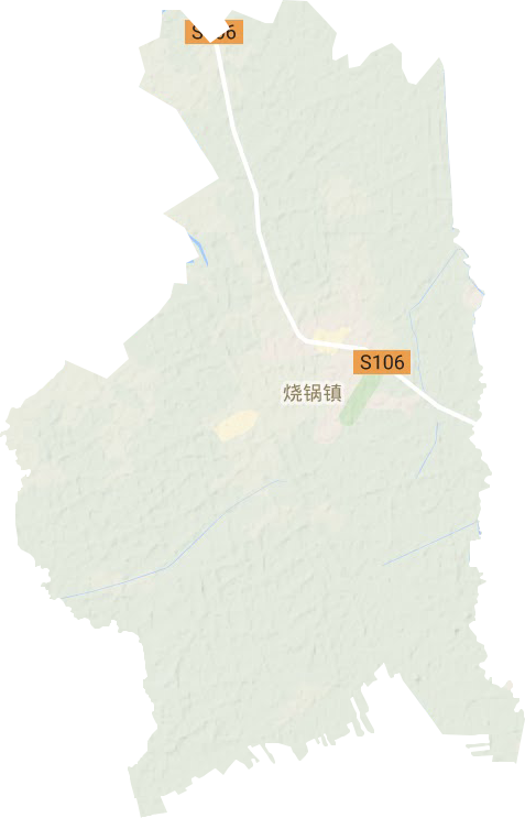 烧锅镇地形地图