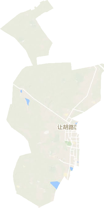 让胡路区地形地图