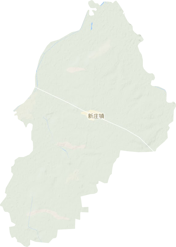 新庄镇地形地图
