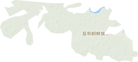 延和朝鲜族乡地形地图